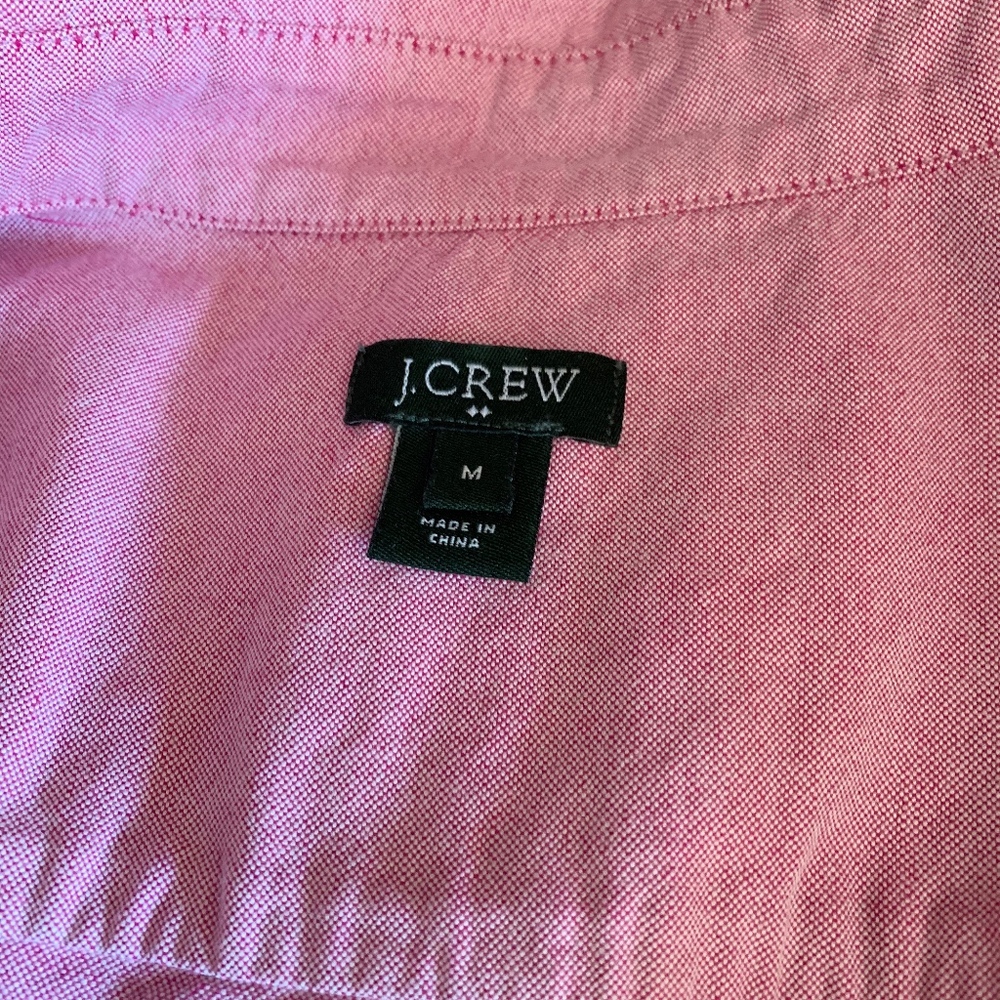 J.Crew Chambray Pullover Button Up Blouse - image 7